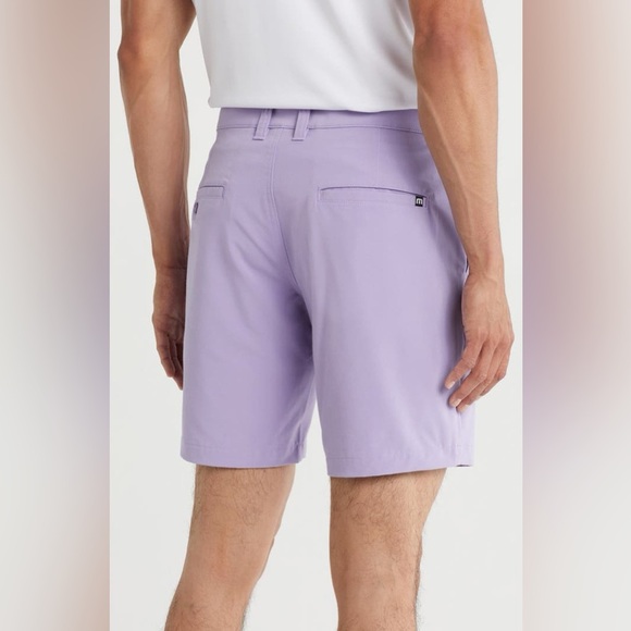 Travis Mathew Open to Close Tech Chino Shorts Imperial Purple - Picture 2 of 8